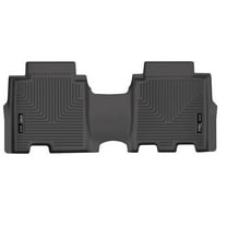 Husky Liners 16811 Weatherbeater Floor Mat Fits 2021-2025 Ford Bronco 4-Door excl. Badlands 2nd Row Liner 1pc Black