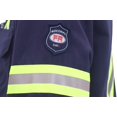 thumbnail image 4 of BOCOMAL FR Camisas Camisa de alta visibilidad/alta visibilidad resistente al fuego/retardante de fuego Camisas FR azul marino de 7.5 oz para hombres, 4 of 5