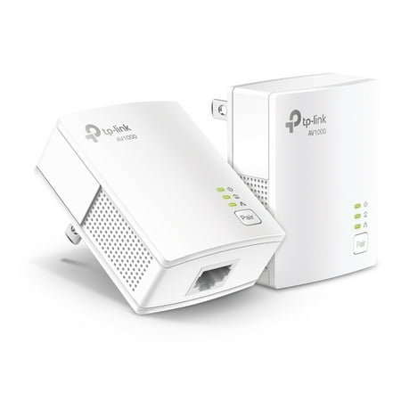 TP-Link AV1000 Gigabit Nano Powerline Ethernet Adapter Starter Kit | TL-PA7017 KIT