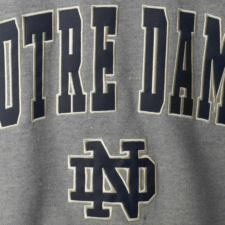 Notre dame grey sweatshirt sales
