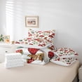 thumbnail image 5 of YST Ensemble de Literie 7 Pcs Champignon Rouge pour Enfants, Champignons Botaniques Lit Tout-en-un, Grand Lit Grand, 5 of 5