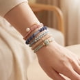 thumbnail image 4 of allydrew Boho Hair Tie Bracelets for Women, No Damage Elastic Hair Bands, Hair Accessories for Thick and Thin Ponytails (20pcs), Pearls Bright, 4 of 6