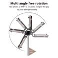 thumbnail image 2 of Retractable Selfie Stick Tripod with Detachable Bluetooth Wireless Remote Phone Holder-White, 2 of 5