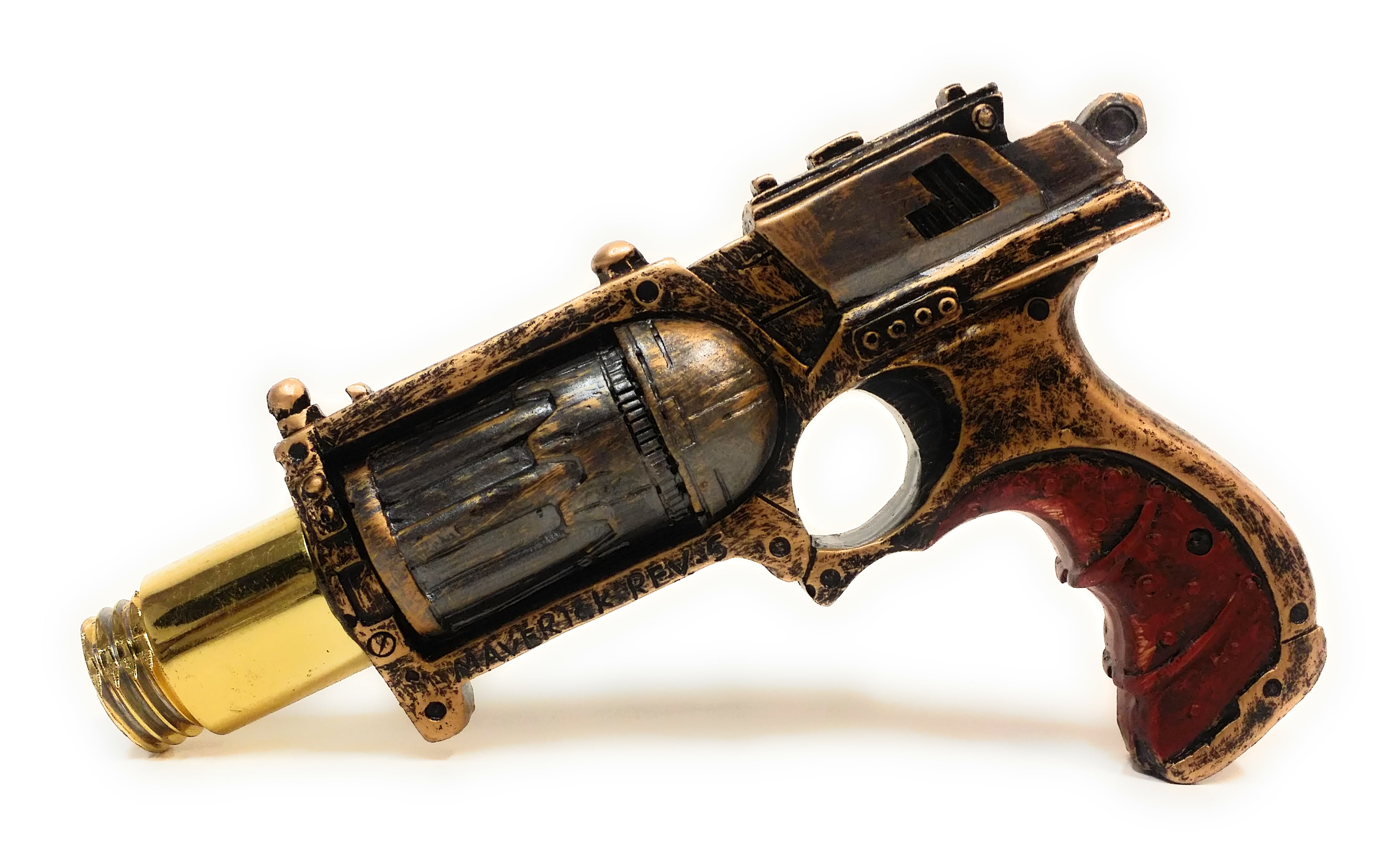 Western Fashion Halloween Cosplay Steampunk Revolver Pistol 38 Cane Black Gold Walmart Com Walmart Com