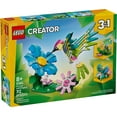 thumbnail image 1 of LEGO Creator 3 in1 Wild Animals: Colorful Hummingbird Building Toy for Girls, Boys, & Kids, Ages 8+ - Build a Bird, Butterfly, or Tropical Fish - Gift Idea for Birthdays - 31384, 1 of 8