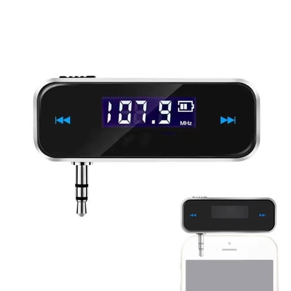 QENASHAING USB-Powered FM Transmitter, Convert Car Stereo to Wireless Audio Receiver, Play Phone Music During Commute