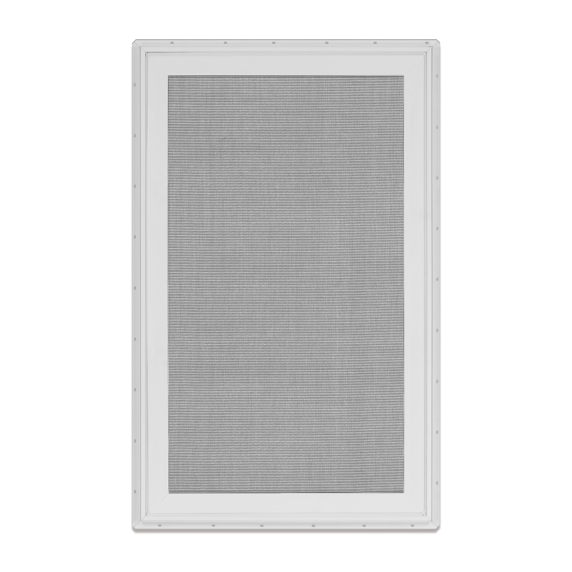 30 in. x 48 in. White Vinyl Double-Pane Insulated Left-Hand Casement Window with Screen