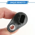 thumbnail image 4 of Unique Bargains 1 Pc Crankshaft Position Sensor for Nissan Versa 1.6 2020-2024 Sturdy Metal Plastic Black Engine Crank CKP Sensor, 4 of 6