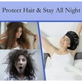 thumbnail image 4 of Long Hair Care Women Satin Bonnet Sleep Hat Cap Night Head Cover Turban Wrap, 4 of 5