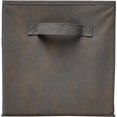 thumbnail image 2 of Foldable Fabric Organizer with Handles, 10.5 "x10.5 "x11", Pack of 6, Gray, 2 of 4