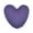 Purple, variant on Mushy Pillows Heart Shaped Microbead Pillow Super Soft and Delightfully Squishy