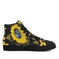 thumbnail image 2 of Let It Be Hippie High Top Canvas Shoes Sneakers Black Size 4.5, 2 of 7