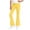 Yellow-FSQ, variant on Mnyotv Girls Flare Leggings High Waisted Active Yoga Pants Casual Kids Bell Bottoms Pant Size 11-12 Years
