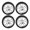 style1-Silver, variant on Wear Resistant Remote Control Crawlers Wheel Compatible with 1/18 Remote Control Vehicle Durably Remote Control Car Wheel