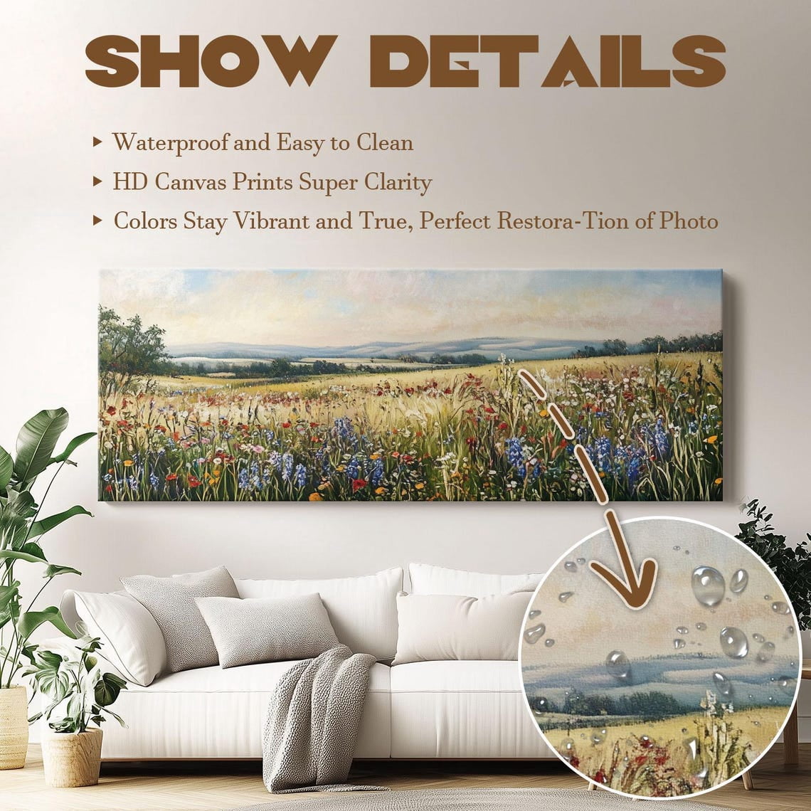 Custom Photo Canvas Prints Personalized Large Custom Poster Wall Decor Extra Large Canvas Wall Art Custom Art Print Gift (Please send photos to customer service after placing an order)