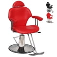 thumbnail image 1 of Sillón para Barbería Gran Shopping   Salón de Belleza  Reclinable  Altura Ajustable rojo 47 Gran Shopping 8,822, 1 of 10
