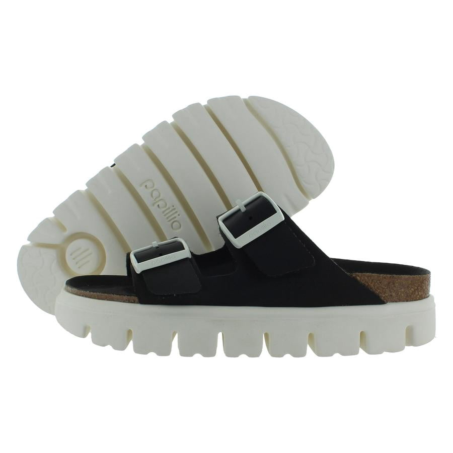 Birkenstock Arizona Papillio Chunky Narrow Unisex Shoes Size 7, Color: Black