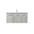 thumbnail image 3 of 40 inch single bathroom vanity in concrete grey, 3 of 8