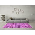 thumbnail image 3 of Ahgly Company Indoor Rectangle Abstract Purple Modern Area Rugs, 7' x 9', 3 of 4