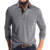 thumbnail image 6 of guisaled Golf Shirts for Men Long Sleeve 3 Button Quick Dry Performance Tee Shirts Lightweight Cool Shirts for Men Work Fishing Outdoor Clothing, 6 of 6