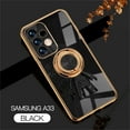 thumbnail image 1 of Nalacover Slim Case for Samsung Galaxy A33 5G,Cute Cartoon 6D Plating Astronaut Hidden Magnetic Ring Kickstand Soft TPU Shockproof Corner Protection Drop Proof Edge Bumper Cover.Black, 1 of 8