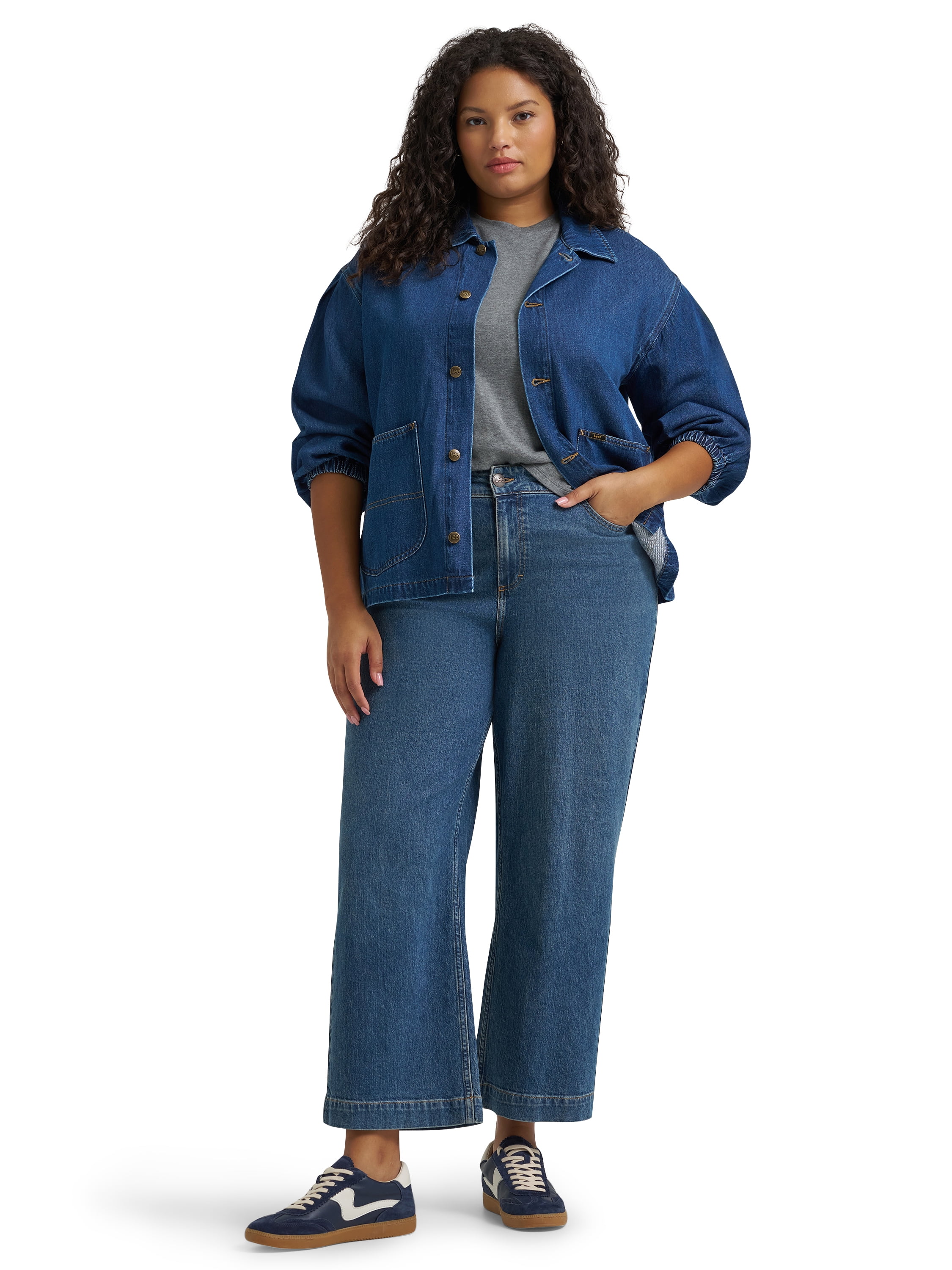 Lee® Women's and Plus Legendary Wide Leg Crop