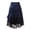 🔥 Blue, variant on Gifts Vintage Gothic Lace Drawstring Mid-Length Skirt With Paneled Stitching High-Waist Romantic Medieval-Inspired A-Line Lined Design For Evening Events Cosplay And Gothic Styling