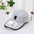 thumbnail image 6 of PBAZIH USB Rechargeable Fan Sunshade Hat, Breathable Polyester Outdoor Hat, Lightweight Adjustable Fan Hat with 3 Wind Speeds, Portable Sun Hat for Hiking, Camping, Travel, Unique Gift, 6 of 6