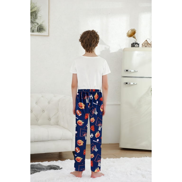 Aideaone Boys' 3-Pack Plaid Pajama Pants photo 3
