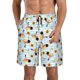 thumbnail image 1 of Balery Submarine With Fishes Undersea Traje de Baño Estilo Hawaiano para Hombre, Shorts de Secado Rápido con Bolsillos-3X-Large, 1 of 6