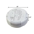 thumbnail image 3 of Dimmable LED Driver power supply, AC 100v-130v to DC 24v 60W Class 2 Triac Round Shape, 3 of 8