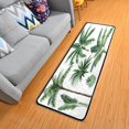 thumbnail image 5 of Long Floor Mat Hallway Carpet 72x24 Inch Area Carpet Non-slip Entrance Carpet Washable Door Mat Kitchen Bedroom Living Room Green Palm Trees, 5 of 7