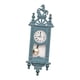 thumbnail image 2 of Reloj de Pared para Casa de Muñecas 1/12, Reloj Antiguo, Modelo de Juego, Reloj con Marco de Madera Delicado, Accesorio de Escena en Miniatura, Adorno Azul Macarena Reloj de casa de muñecas, 2 of 8
