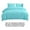 🔥 Blue_Base#2054, variant on Solid Color Washed Bedding Set | Four Piece Duvet Cover Set | 1.8m Bed | 100% Breathable Soft Fabric | 180x220cm Duvet | 230x230cm Bedsheet | 48x74cm Pillowcases