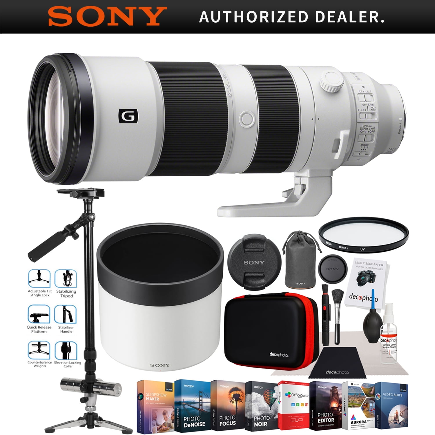Sony FE 200 600mm F5 6 6 3 G OSS Lens Super Telephoto Zoom Full Frame 