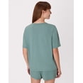 thumbnail image 3 of Hanes Originals Women's SuperSoft Comfywear Boxy T-Shirt Faded Sage Green S, 3 of 7