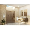 thumbnail image 5 of Glass Warehouse BTSLD-60-MB Equinox 78" High X 60" Wide Sliding Frameless Shower Door -, 5 of 7