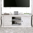 thumbnail image 2 of Furniture of America Vallie Cottage Wood 60-Inch TV Stand in Antique White, 2 of 8