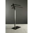thumbnail image 3 of Kingston Brass SCC8395 Modern Edenscape Pedestal Dual Towel Rack - Oil Rubbed Bronze, 3 of 11