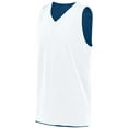 thumbnail image 4 of Augusta Tricot Mesh Reversible Jersey 2.0 161 Navy/White 2Xl, 4 of 7