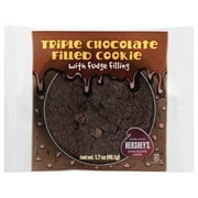 Triple Chocolate Cookie Filled with Fudge and Hershey's Chocolate Chips, 12 Pack