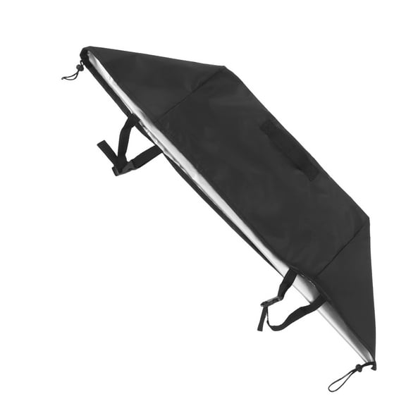 STRANDCHIC Universal Oven Cover Black 420D Oxford Fabric Outdoor Grill Protector