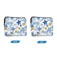 Blue Gold Watercolor Stars Quilted Laptop Protective Cases Computer ...