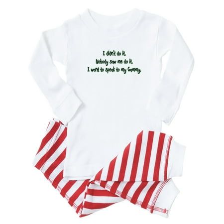 

CafePress - Want To Speak To Gammy - Toddler Long Sleeve Pajama set