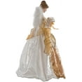 thumbnail image 4 of Kurt Adler 17-Inch Ivory and Gold Angel Treetop, 4 of 5