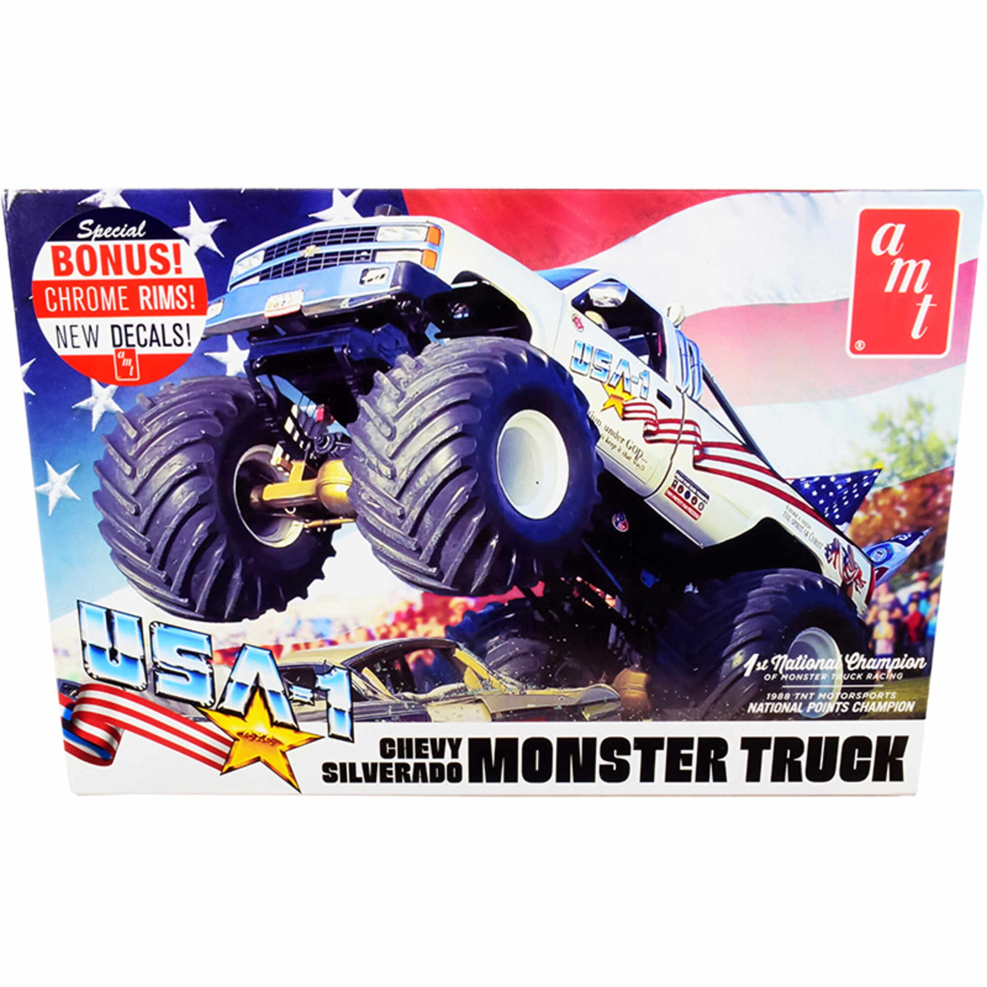 AMT 1252 USA-1 Chevy Silverado Monster Truck 1/25 scale
