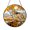 Acrylic 3.5 Inch, variant on Wolf Stained Glass Suncatcher Window Hanging, Desert Landscape Stained Glass Style Window Decor, Wild Animal Art Sun Catcher Ornament, Nature Wildlife Window Decoration