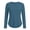 Blue, variant on Women's Long Sleeve Rash Guard Tshirts UPF 80+ Quick Dry Sun Shirts Swim Running Workout Tops with Thumb Holes Blue,S