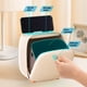 thumbnail image 4 of Mini Desktop Trash Can Home Kitchen Desk Trash Can With Lid Debris Storage Cleaning Push-type Double Bucket Hidden Garbage Bag, 4 of 7