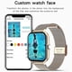 thumbnail image 3 of Pulsera deportiva Reloj inteligente Llamada Bluetooth Pantalla táctil completa Rastreador de ejercicios Ritmo cardíaco Reloj deportivo A, 3 of 5